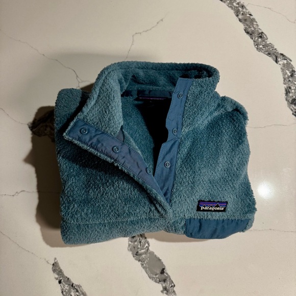Patagonia Women's Re-Tool Snap-T® Fleece Pullover Abalone Blue - Picture 2 of 4